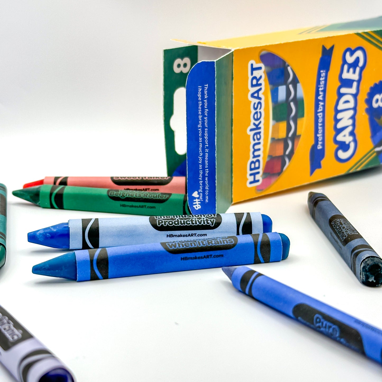 Build Your Own Crayon Wax Melt Sampler Box | Pick 8 Scents