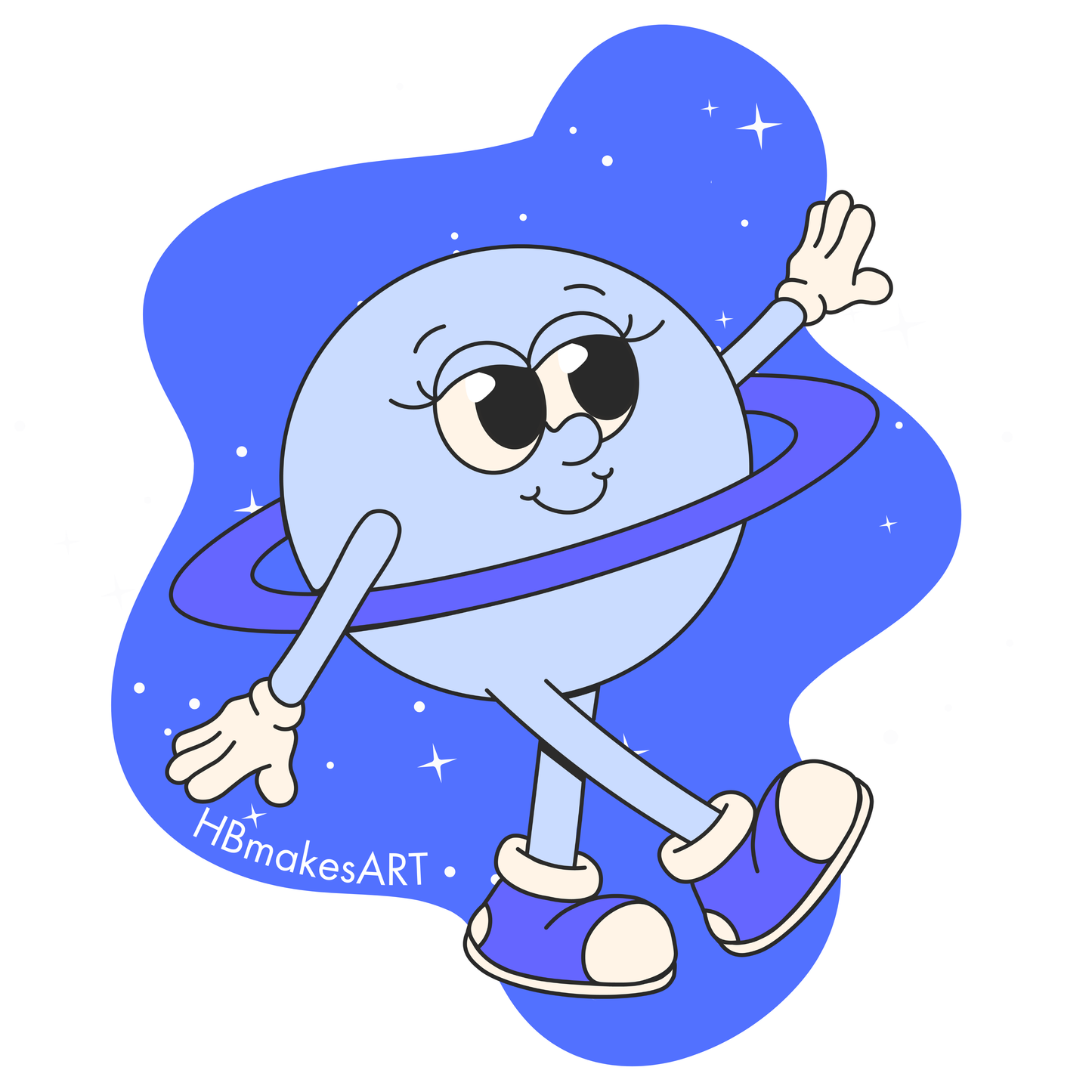 Artemis blob stickers