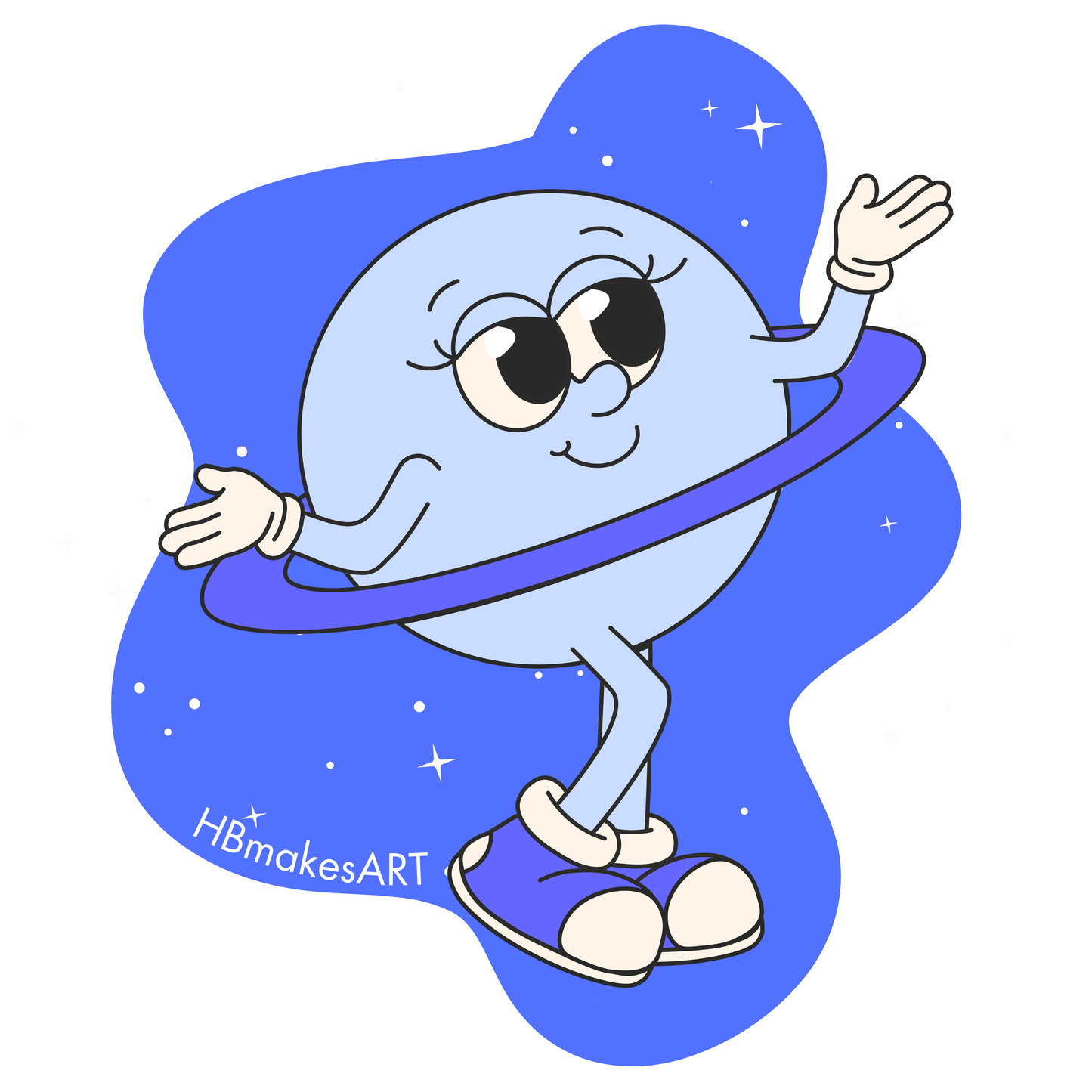Artemis blob stickers