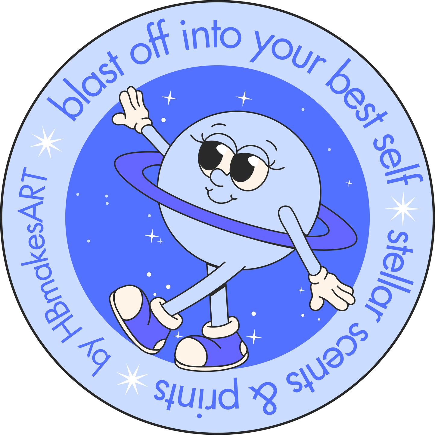 blast off into your best self stickers