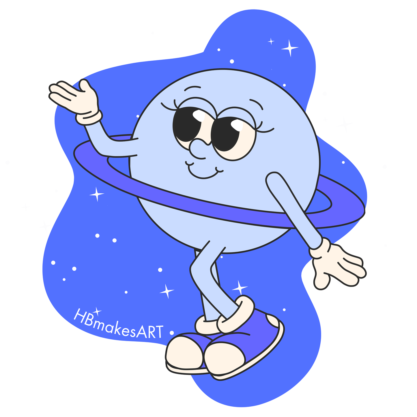 Artemis blob stickers