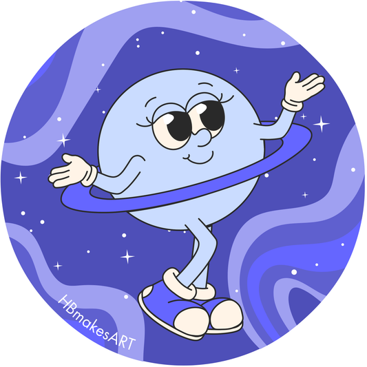 Artemis purple circle stickers