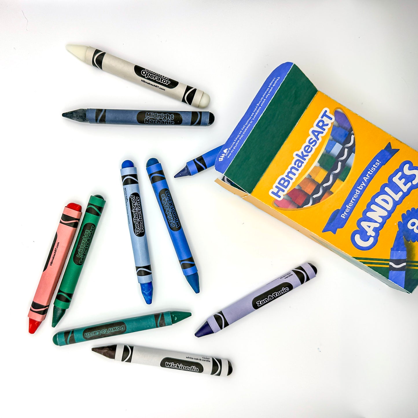 Build Your Own Crayon Wax Melt Sampler Box | Pick 8 Scents